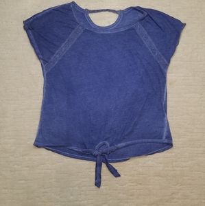 Mudd tie front tshirt girls size 16